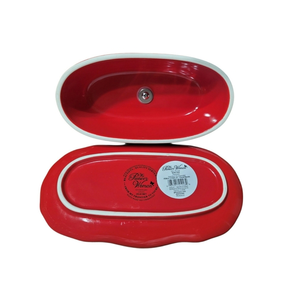 The Pioneer Woman "Floral Bursts" Covered Butter Dish - Picture 4 of 8